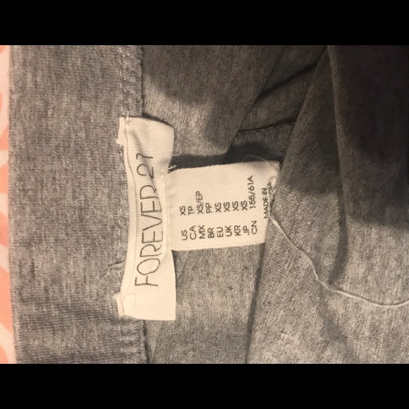 Gray Forever 21 skater skirt - Picture 2 of 2